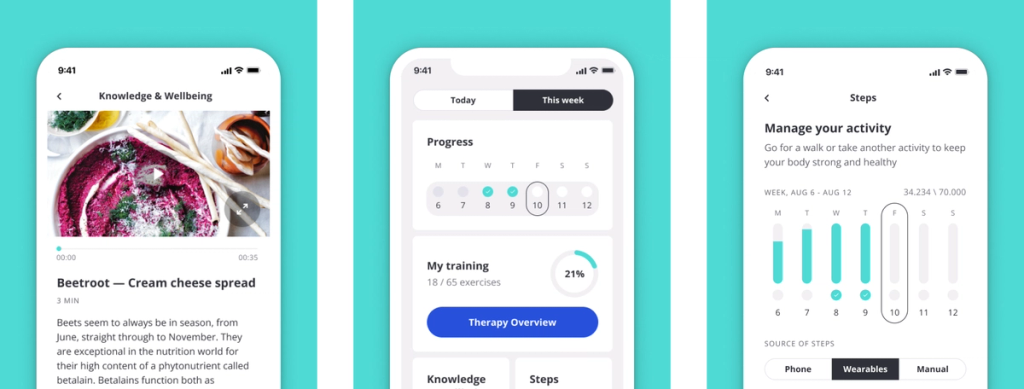 Example of how you can add calendar functionality during elderly care app development