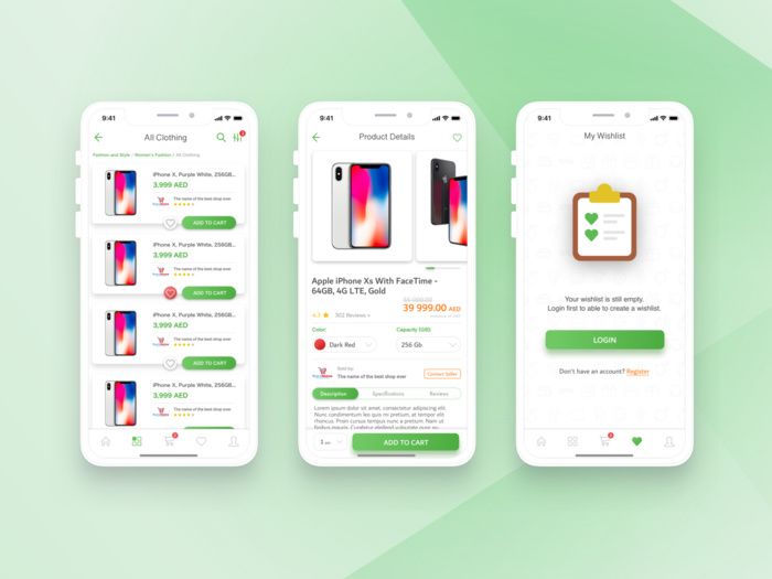 That's how a vertical marketplace may look like (*image by [Nicolae](https://dribbble.com/goldenguy){ rel="nofollow" .default-md}*)