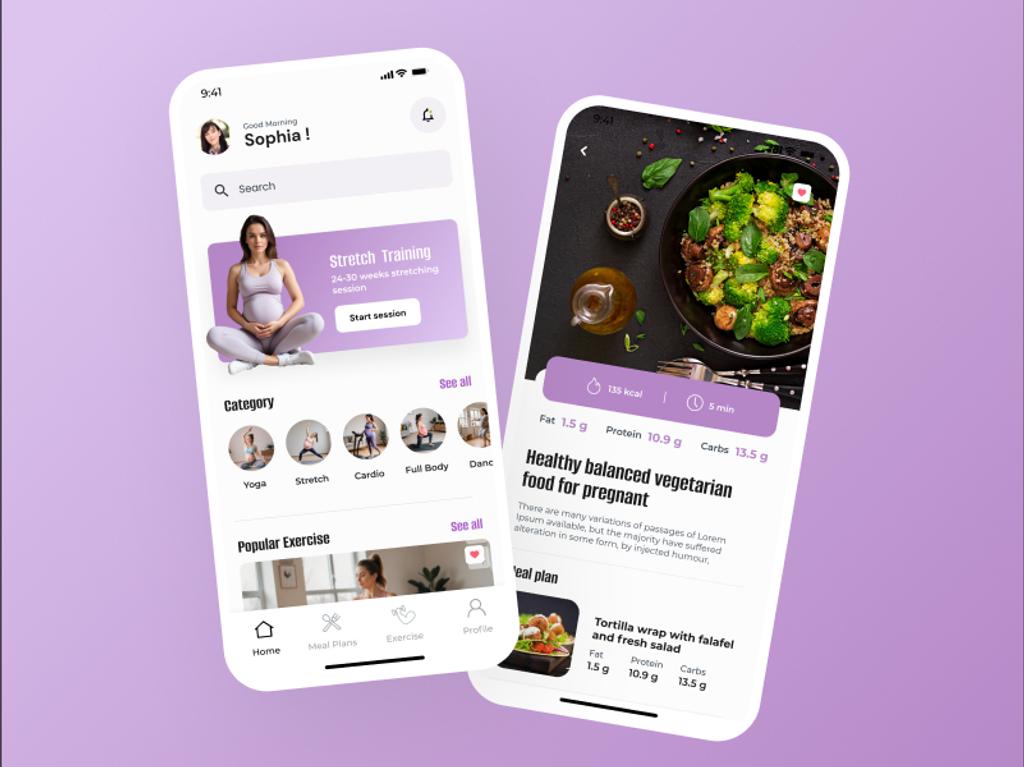 Pregnancy and Postnatal Fitness App ideas can be useful for expectant and new mothers who want to be fit and healthy