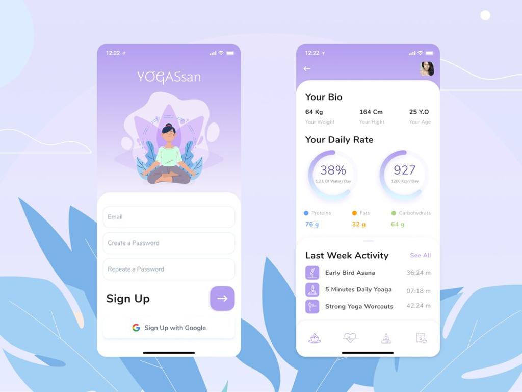 You can add the Sign-Up and Profiles features for a healthcare app development