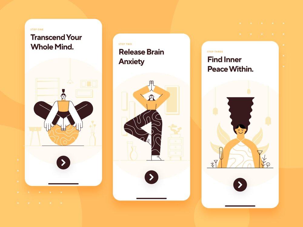 For a meditations app, it’s important to have a wide range of meditations in a library 