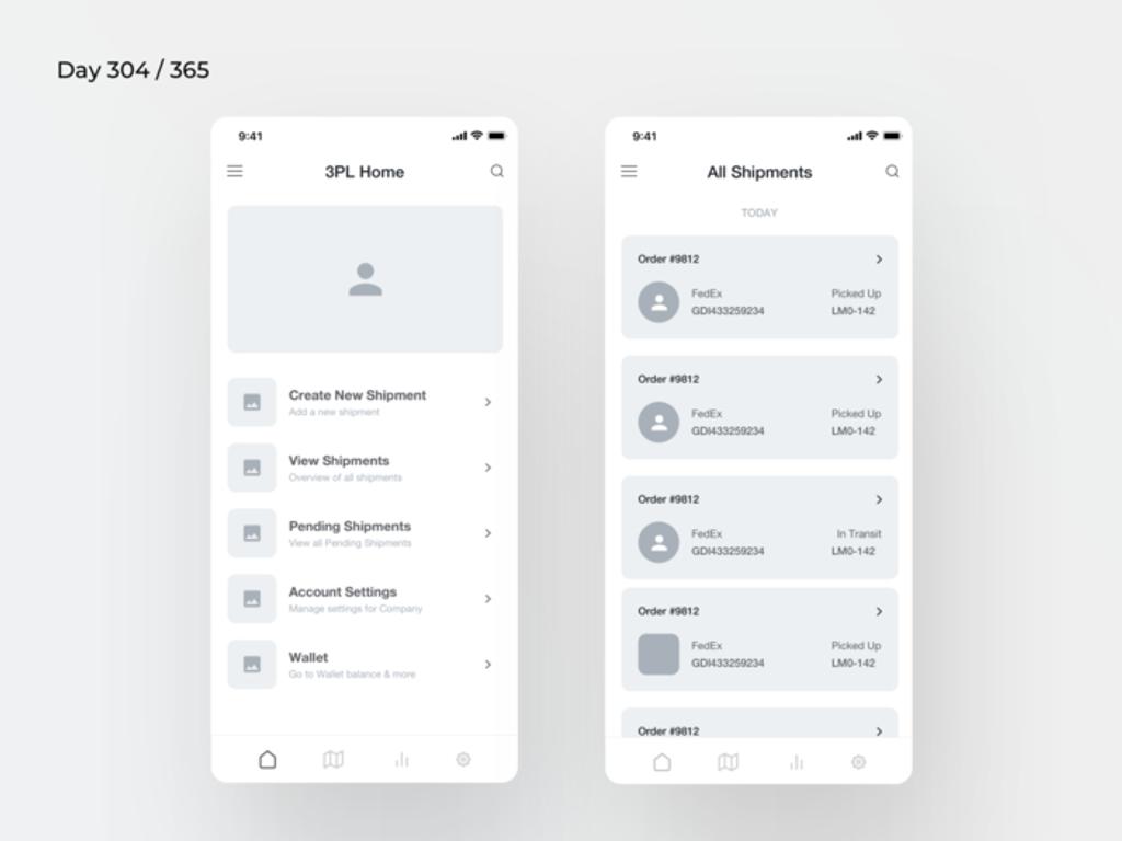 Wireframes show that you have made some steps from the idea itself to actions (*image by [Kishore](https://dribbble.com/elitepixels){ rel="nofollow" .default-md}*)