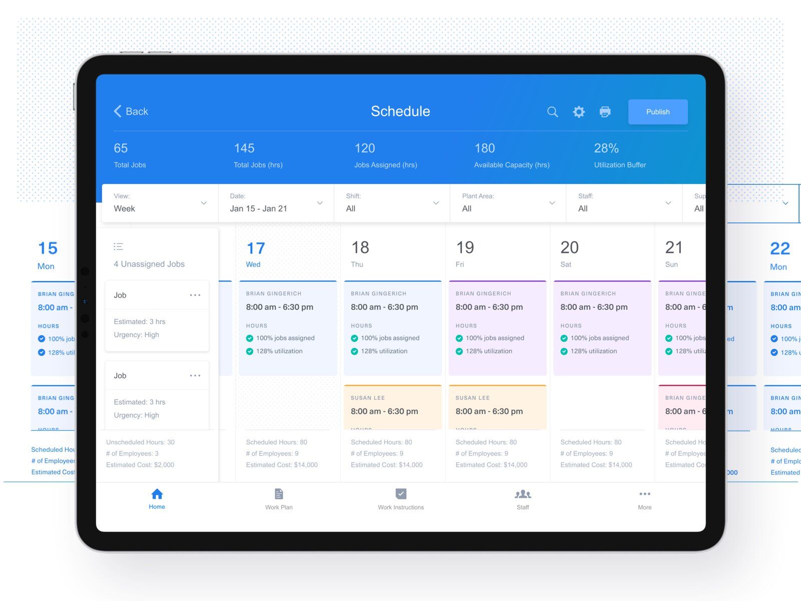 To create your own CRM for your company’s teams, you might add an in-built calendar (*image by [Amit Jakhu](https://dribbble.com/amitjakhu){ rel="nofollow" target="_blank" .default-md}*)