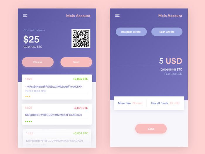 Example of a digitial wallet (*image by [CZECH](https://dribbble.com/HeMakesDesign){ rel="nofollow" .default-md}*)