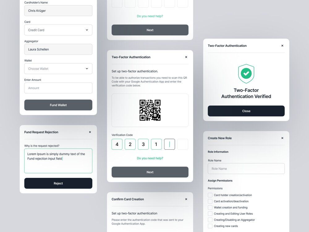 Tax software developers can build in any feature you need from tax return templates to credit issuing and business processes automation in general (*image by [Kevin Dukkon](https://dribbble.com/Kevinduk){ rel="nofollow" target="_blank" .default-md}*)