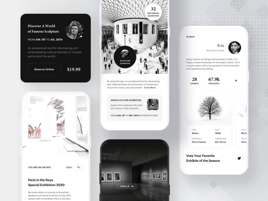 With a museum app, you can replace your paper tour guides with the ones on mobile devices