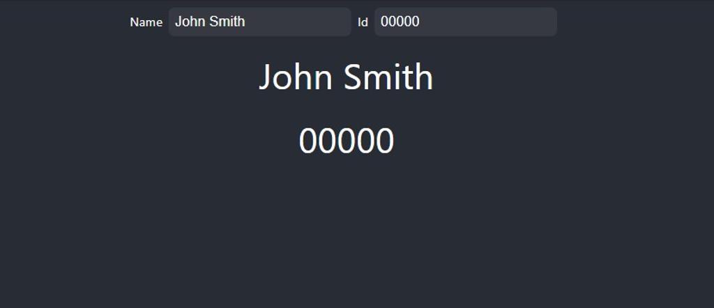 The “Profile” component in the Web App