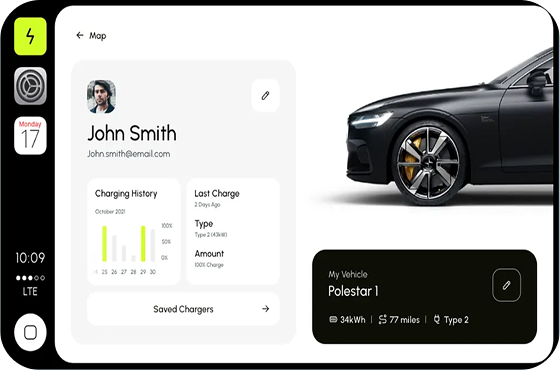 Illustration of Android Auto integration
