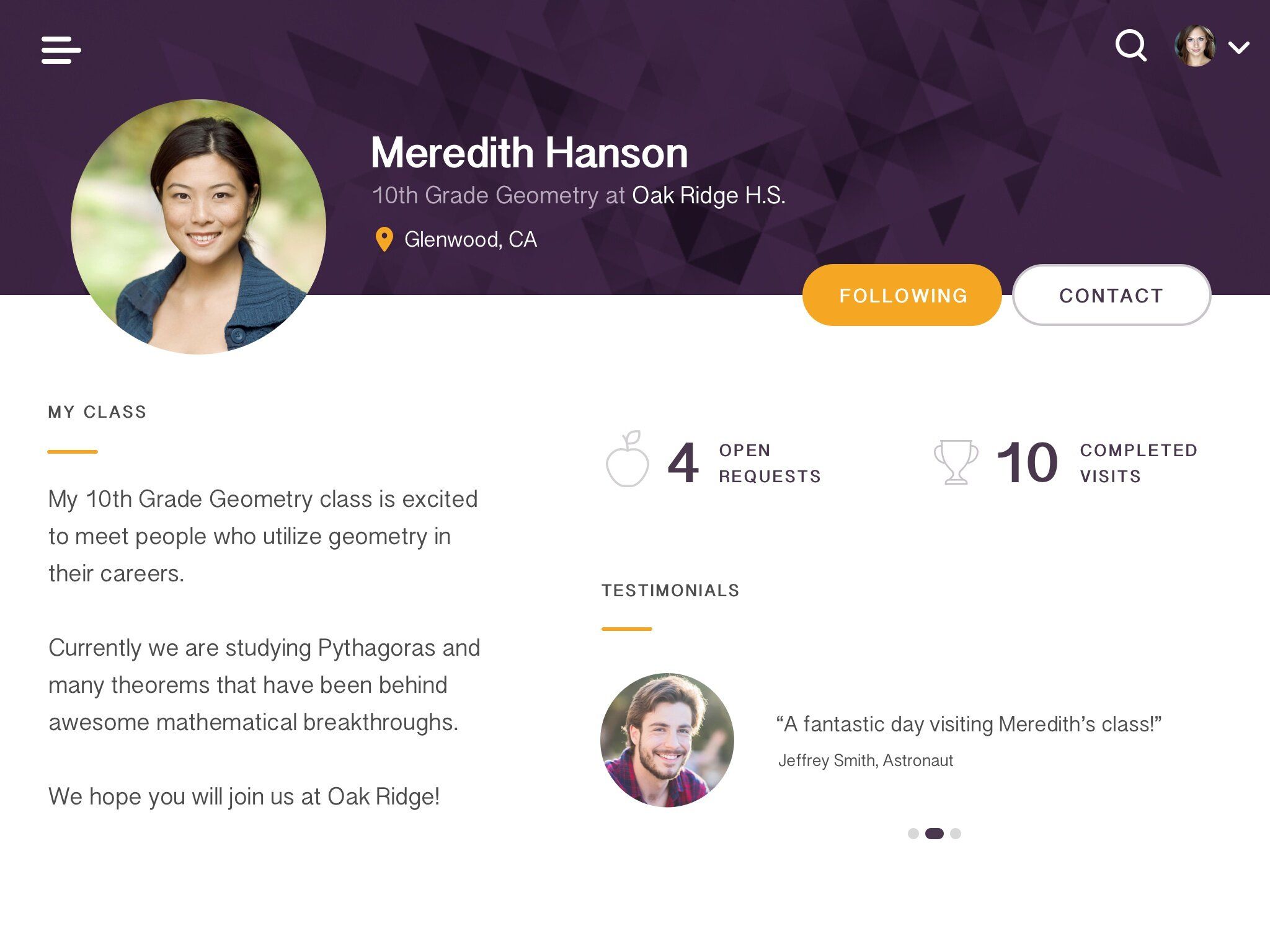 If you want to create an online training course that people will buy, the mentor’s profile should motivate 
