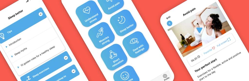Screenshots of the LifeBonus app
