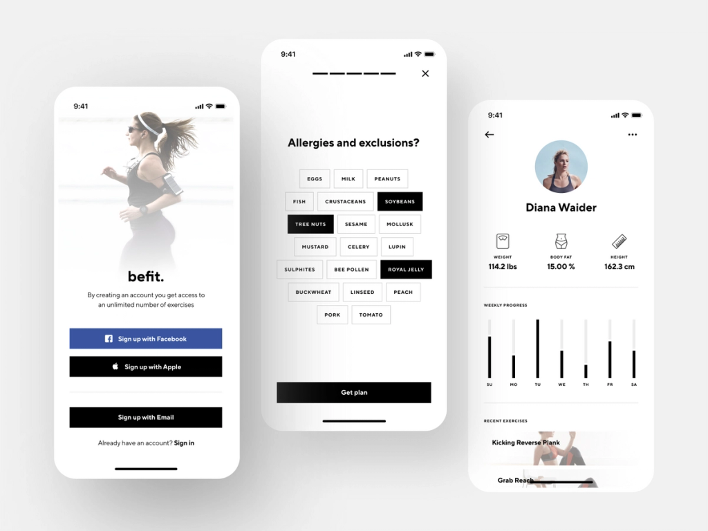 Carefully choosing core features is crucial for developing a standout fitness app that caters to user needs in a competitive market.