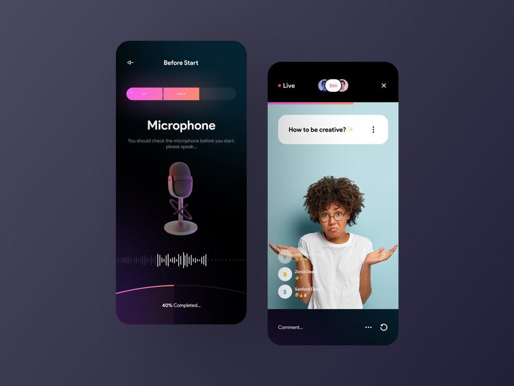 Screen sharing is something your audience might need in such apps, so consider adding it during the development