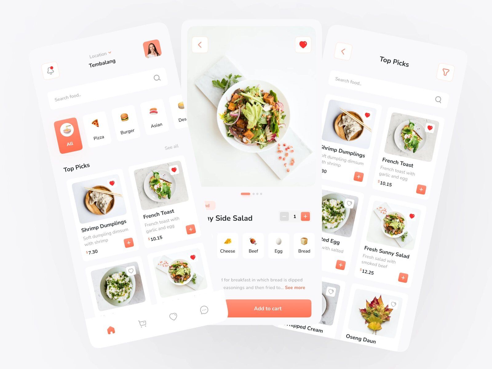 Apart from customers’ version, food delivery app development should include building a version for restaurants (if your business model implies it) (*image by [Dhimas Rasyad](https://dribbble.com/DhimasRasyad){ rel="nofollow" target="_blank" .default-md}*)