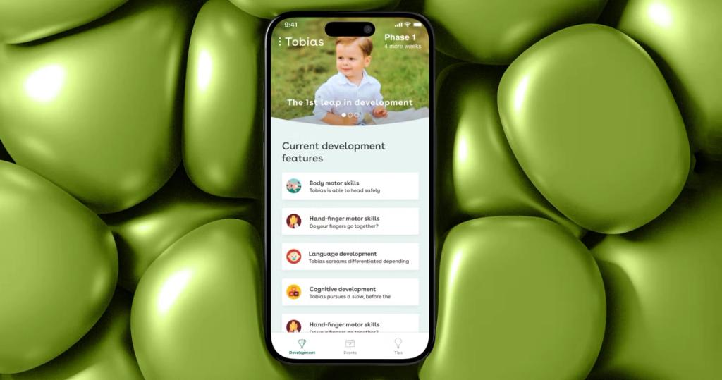 Kinderentwicklungs-App für Eltern