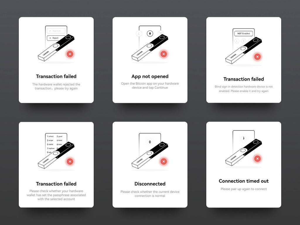  A hardware wallet can securely connect to a web application using BLE without exposing sensitive information to potential threats