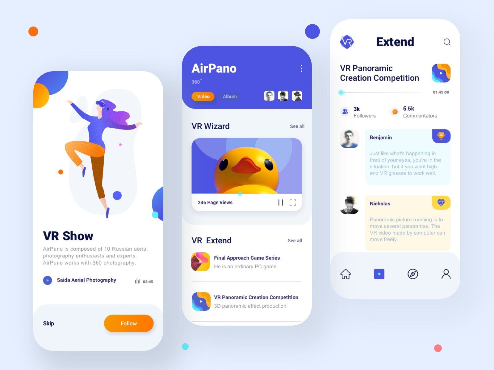 Online learning platforms (like an app or website) can use gamification features (*image by [Anthony](https://dribbble.com/ay-better){ rel="nofollow" .default-md}*)