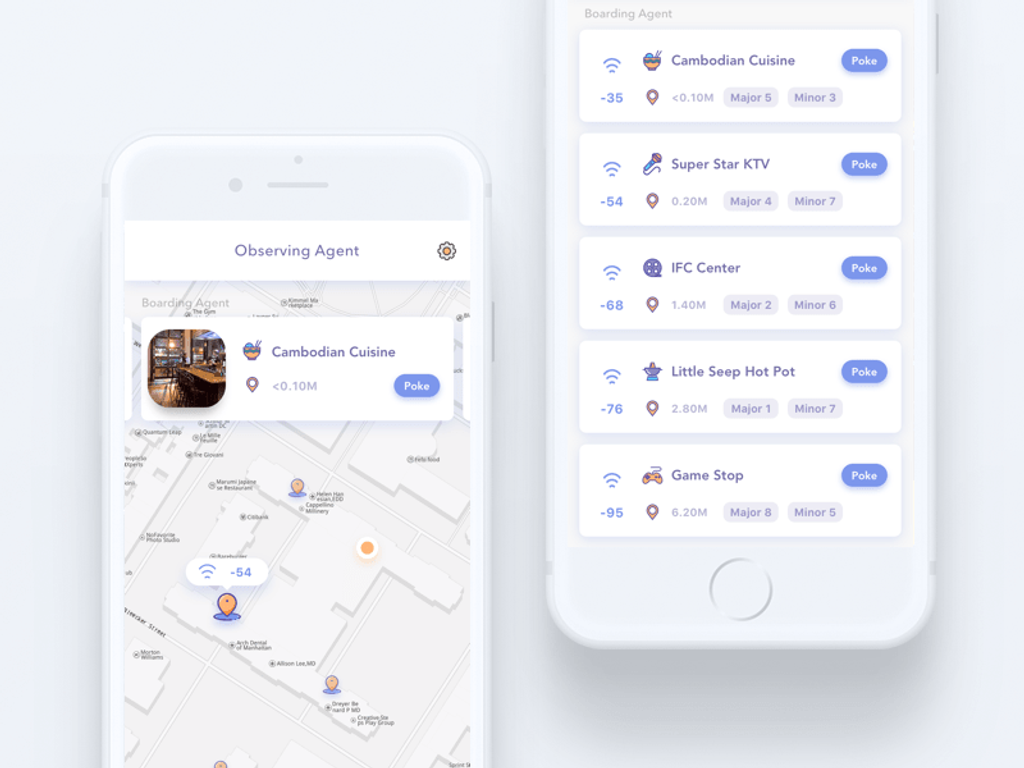 With the newest technologies, it is possible to guide users even inside buildings (*image by [Lynne Lan](https://dribbble.com/YingLan){ rel="nofollow" .default-md}*)