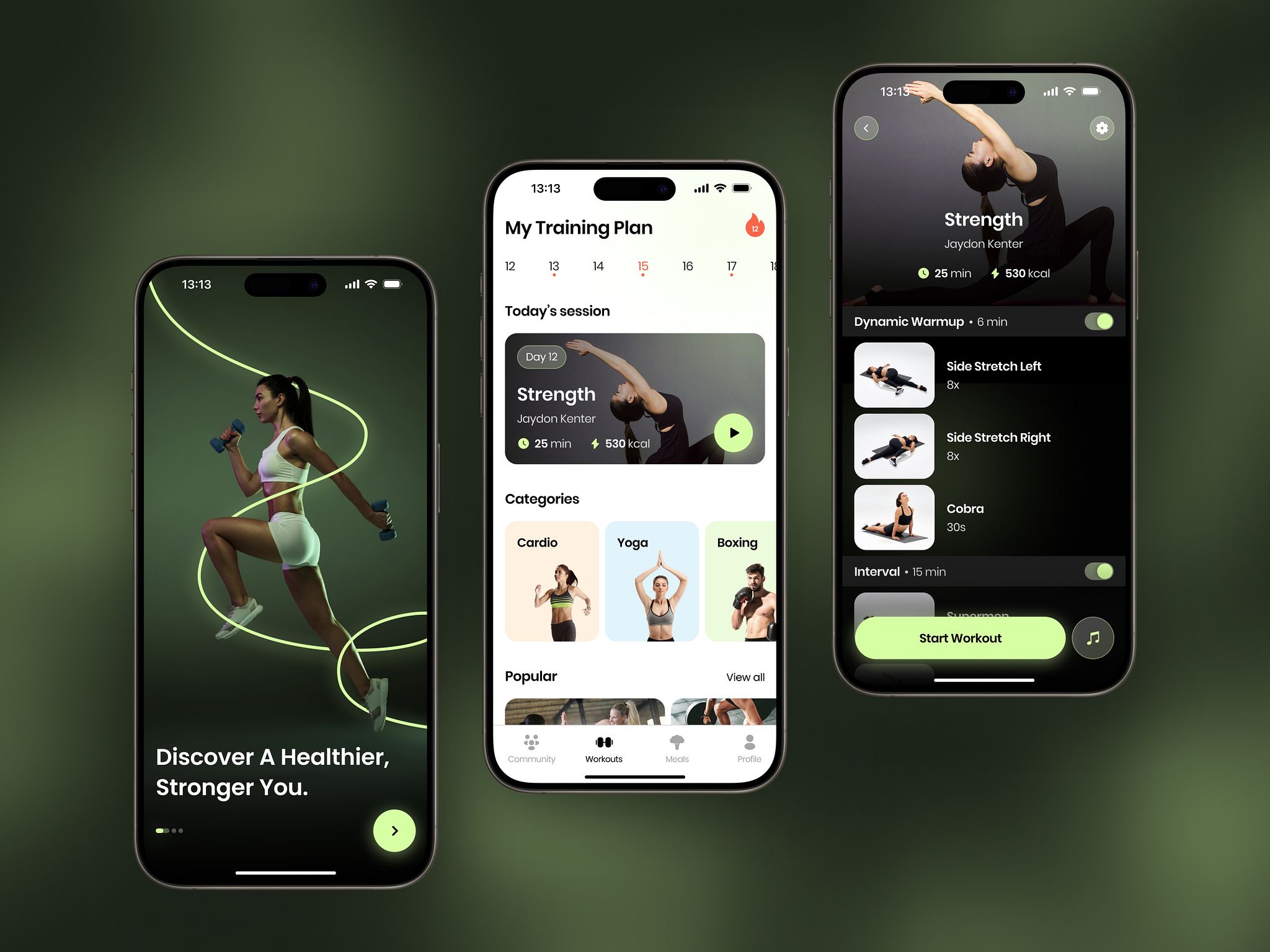 An example of wellness app