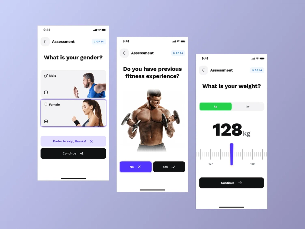 gym software development process