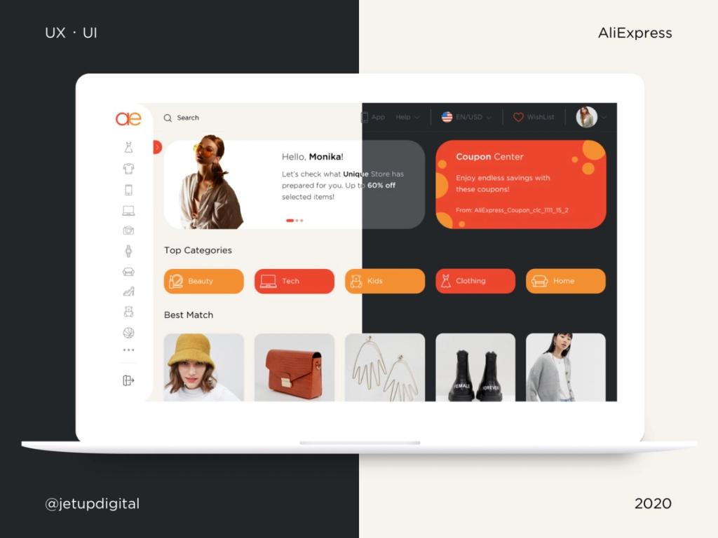 Home Screen for buyers 