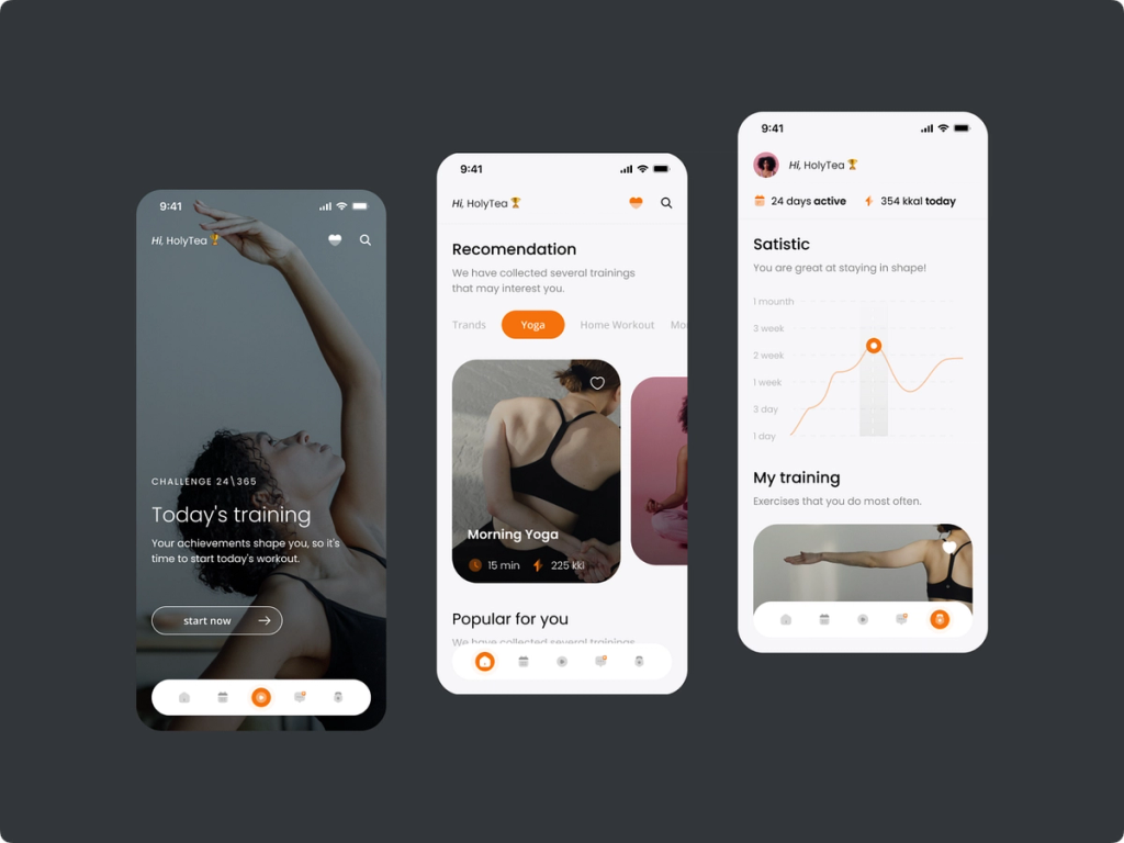 Personal trainer application development