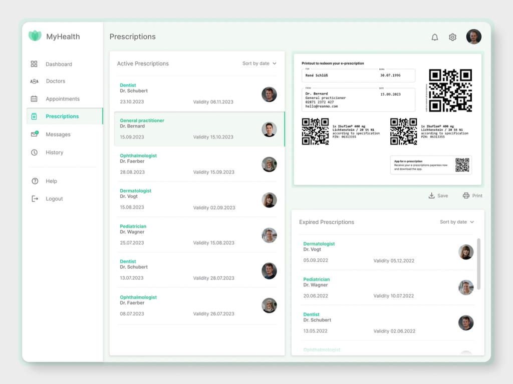 QR Scanner for e-Prescriptions