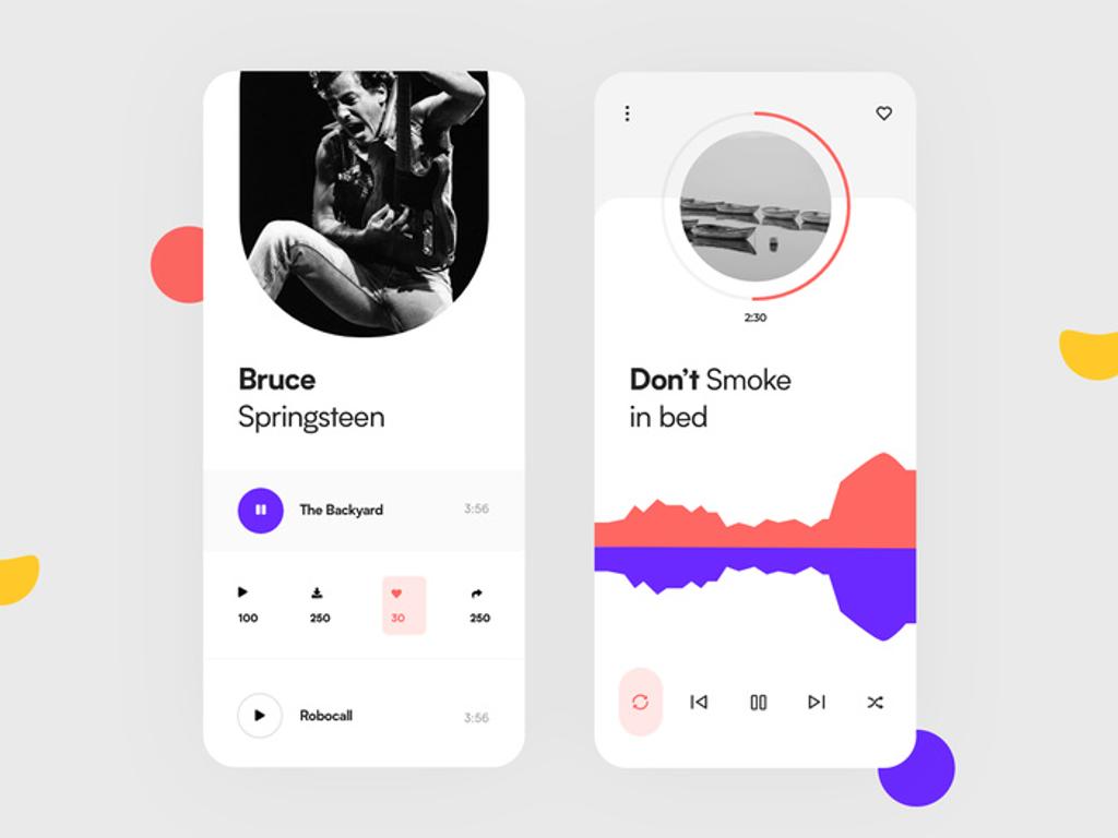 Example of general music player