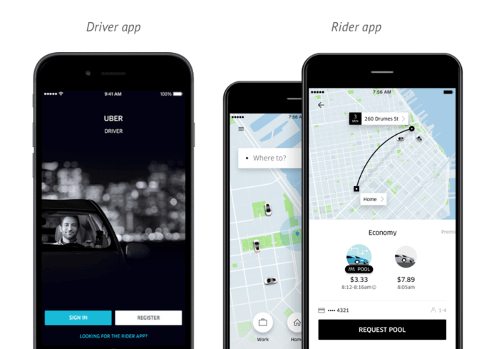 It's important to develop 2 different Uber for trucks apps – one for the drivers and one for the shippers