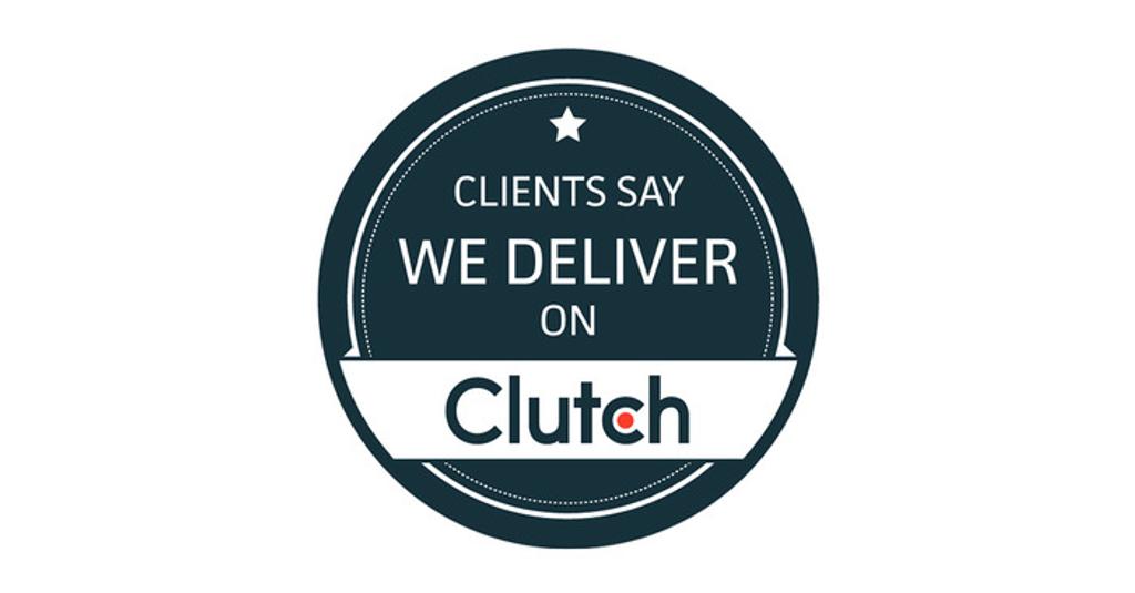 Proud to be noticed by Clutch!