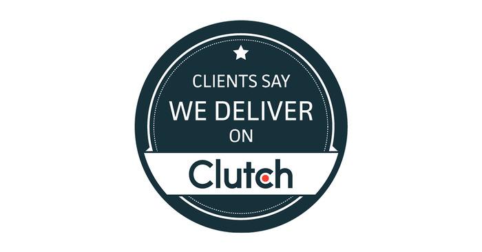 Proud to be noticed by Clutch!