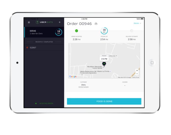 The Restaurant Dashboard was rebuit with React Native