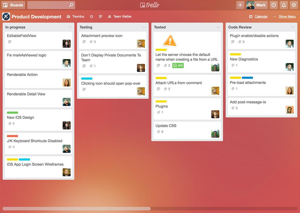 Trello is one of the best tools for developers