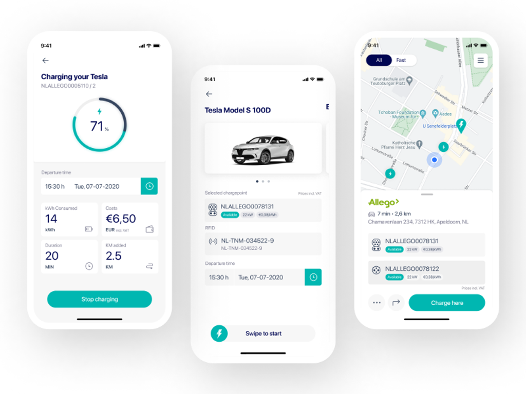 Automotive app development example