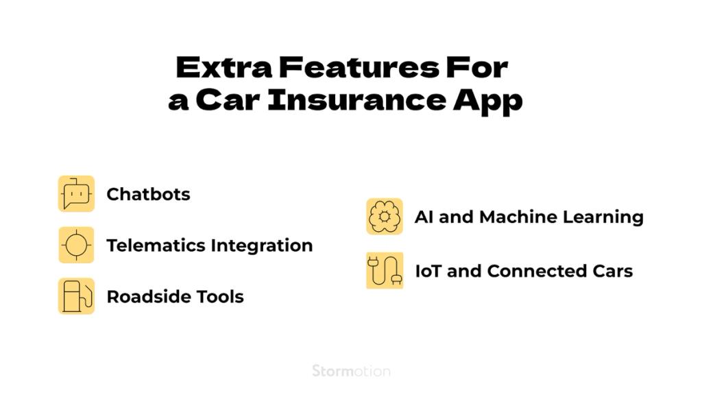 Extra feature for a car insurance mobile app development