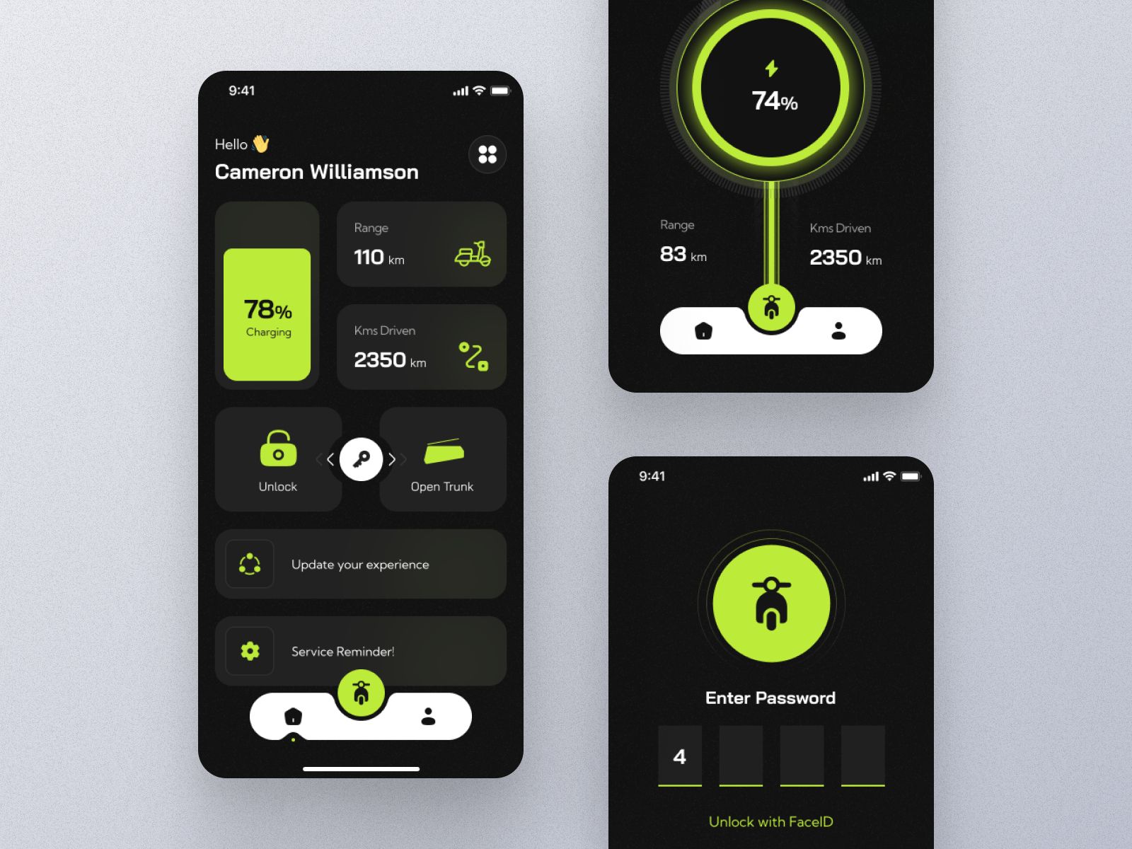 The e-scooter companion app enhances riders’ overall experience by providing control and insights into their smartphone