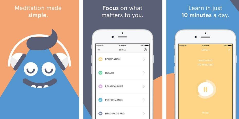 Meditations app should have a wide range of meditations library 