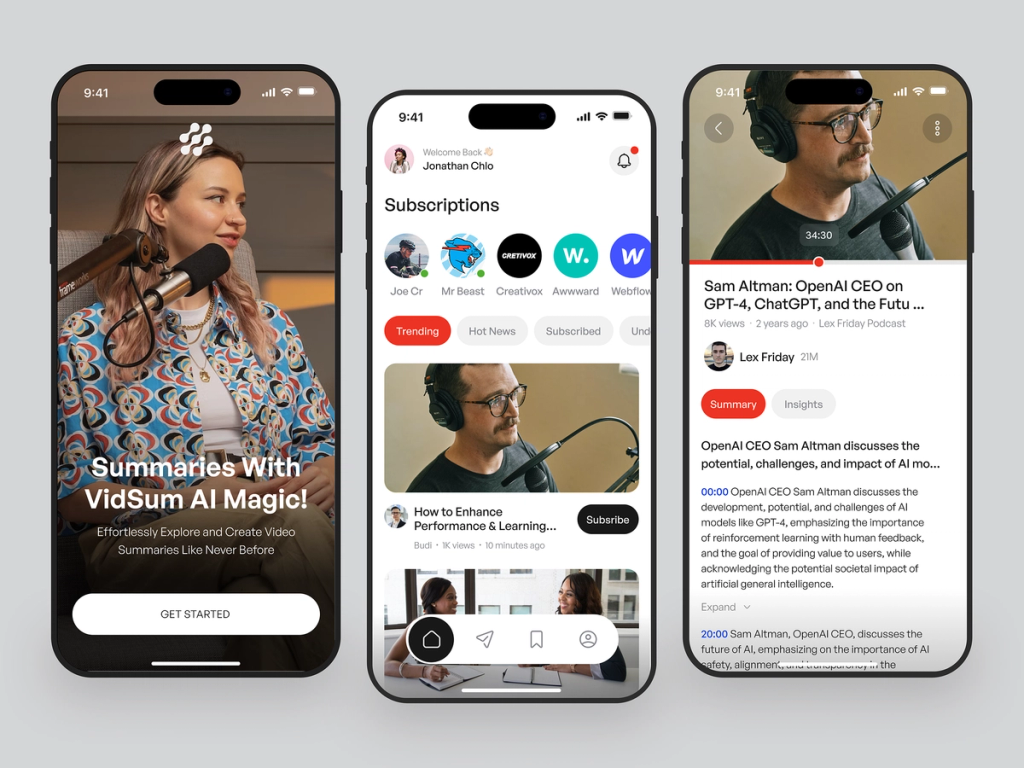 App with AI features 