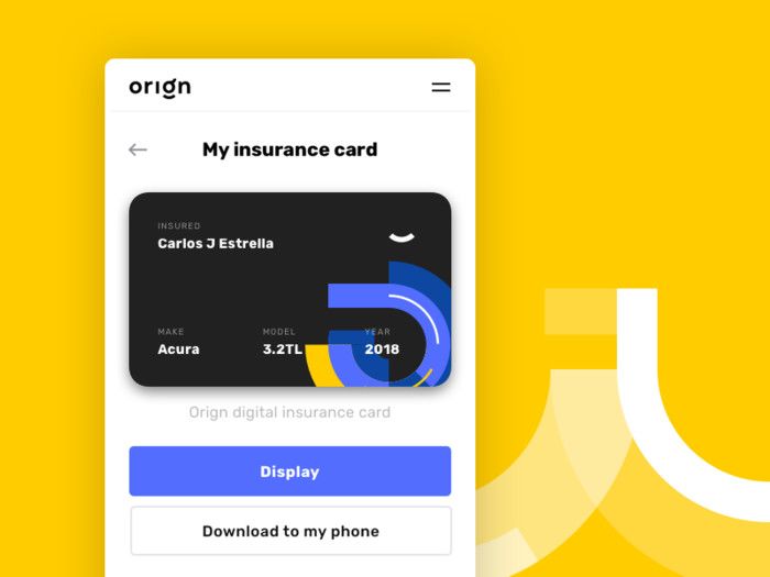 Users should be always able to check a current insurance plan (*image by [Bartosz Bąk](https://dribbble.com/bartoszbak){ rel="nofollow" .default-md}*)