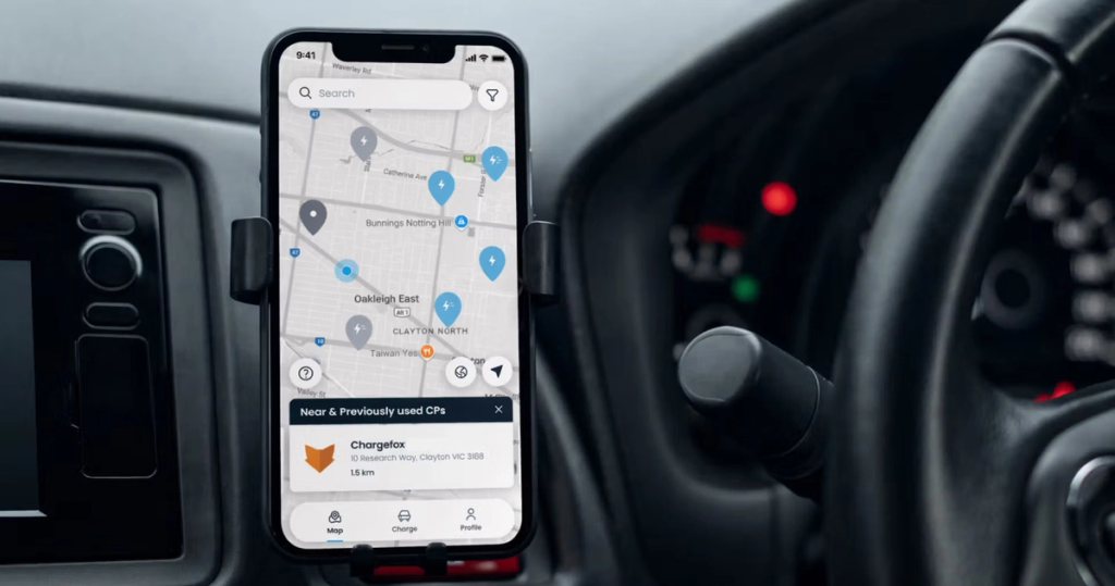 EV charging app
