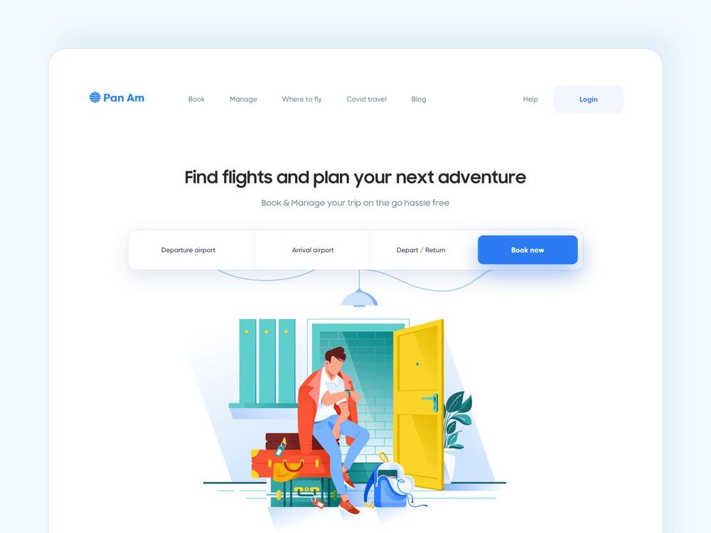 If you’ll build a reservation website or app, it can help you reduce the rate of missed appointments (*image by [Hadi Altaf 🐲](https://dribbble.com/hadialtaf){ rel="nofollow" target="_blank" .default-md}*)