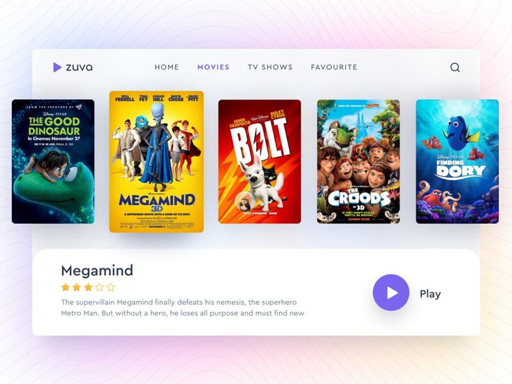 To develop a video streaming app or web platform like Netflix, you need to create all conditions for high video quality (*image by [vijay verma](https://dribbble.com/realvjy){ rel="nofollow" target="_blank" .default-md}*)