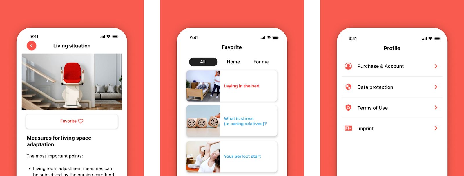 Screenshots of the LifeBonus app