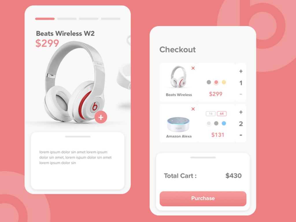 With Native (or React Native) app development you're able to create a nice-looking custom applications