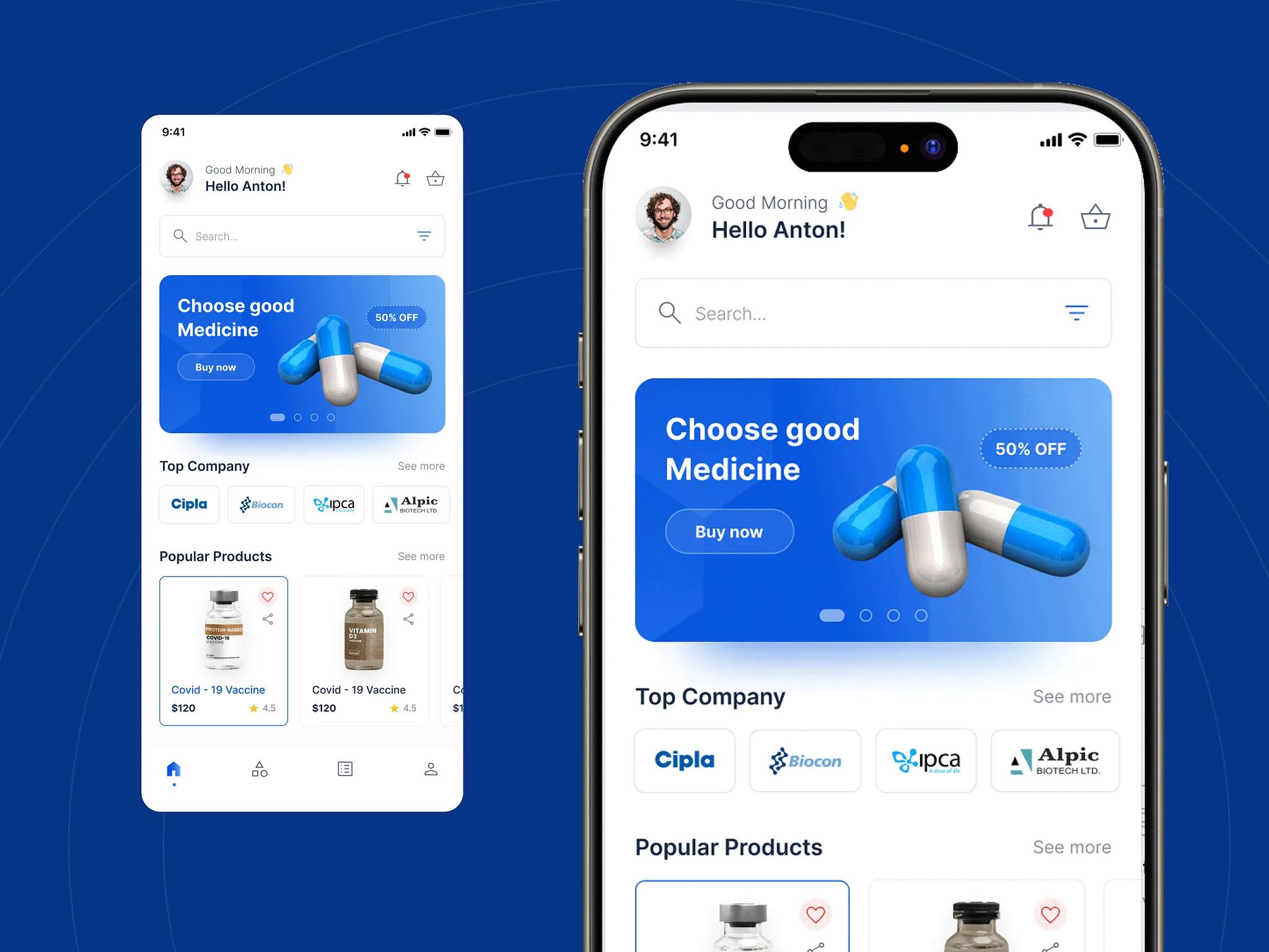 online pharmacy app development solution