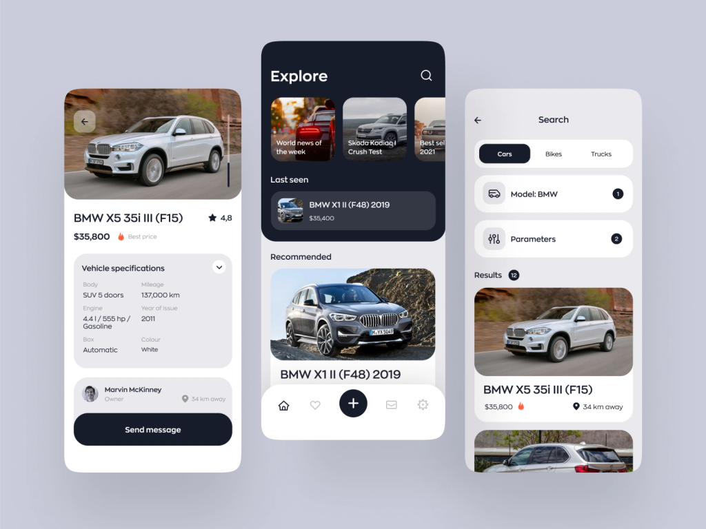 The filter search screen should be user-friendly and understandable
