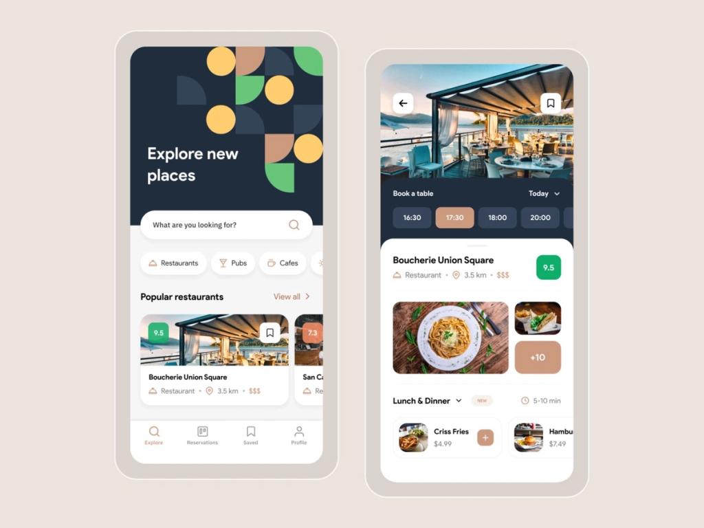 Home Screen in a food ordering app is a place for you to food options and promote best food delivery offers