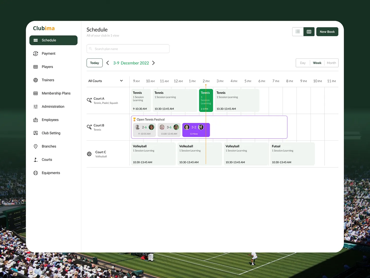 developing software for club management