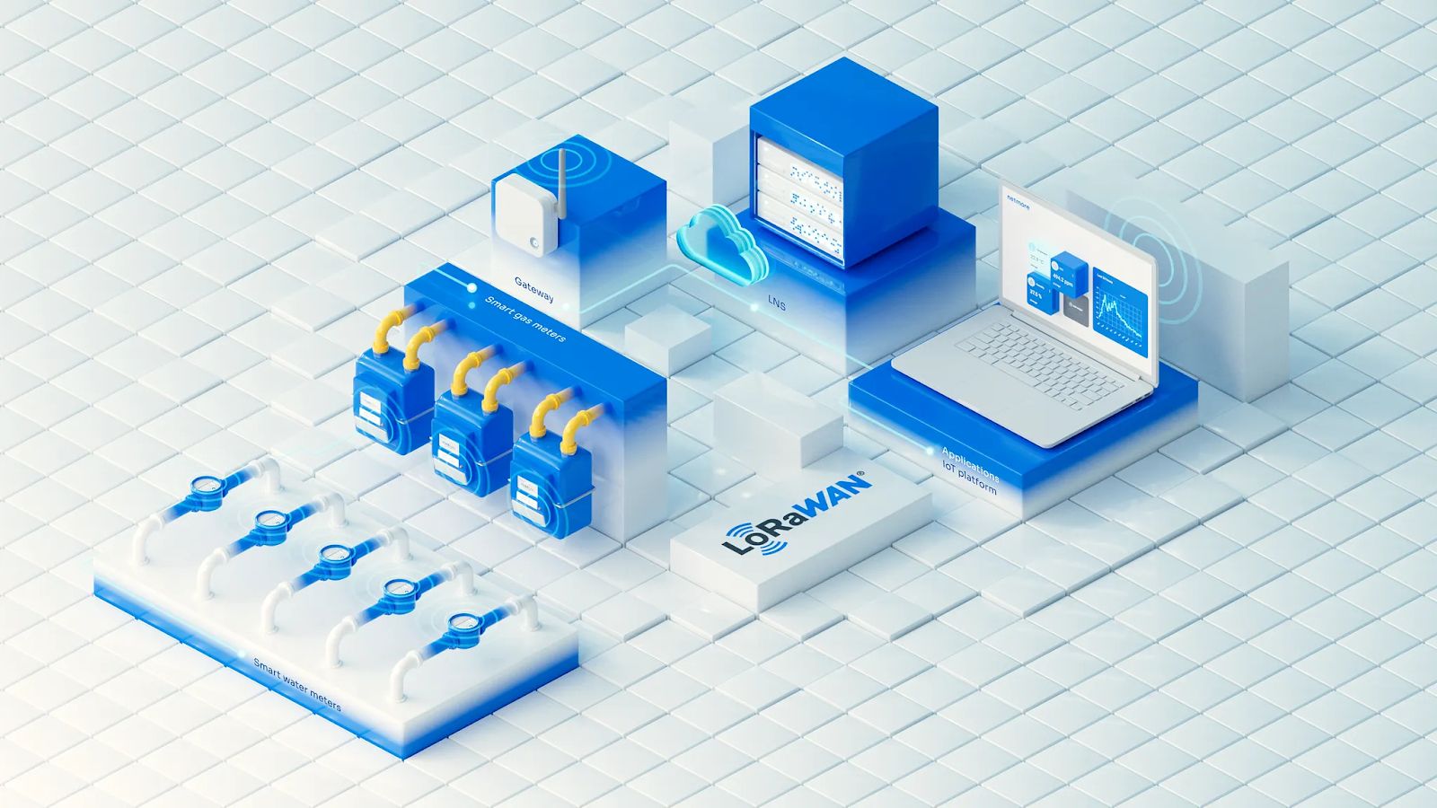 Example of the LoRaWAN implementation