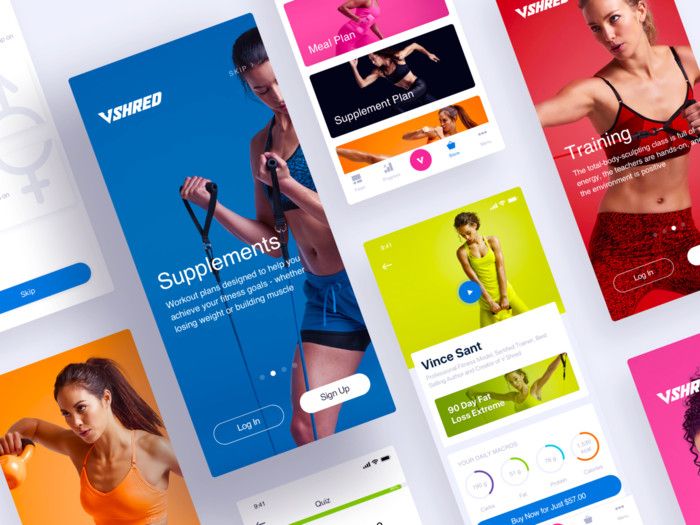 When building a fitness app, you should figure out what's to be done with reactance (*image by [Ramotion](https://dribbble.com/Ramotion){ rel="nofollow" .default-md}*)