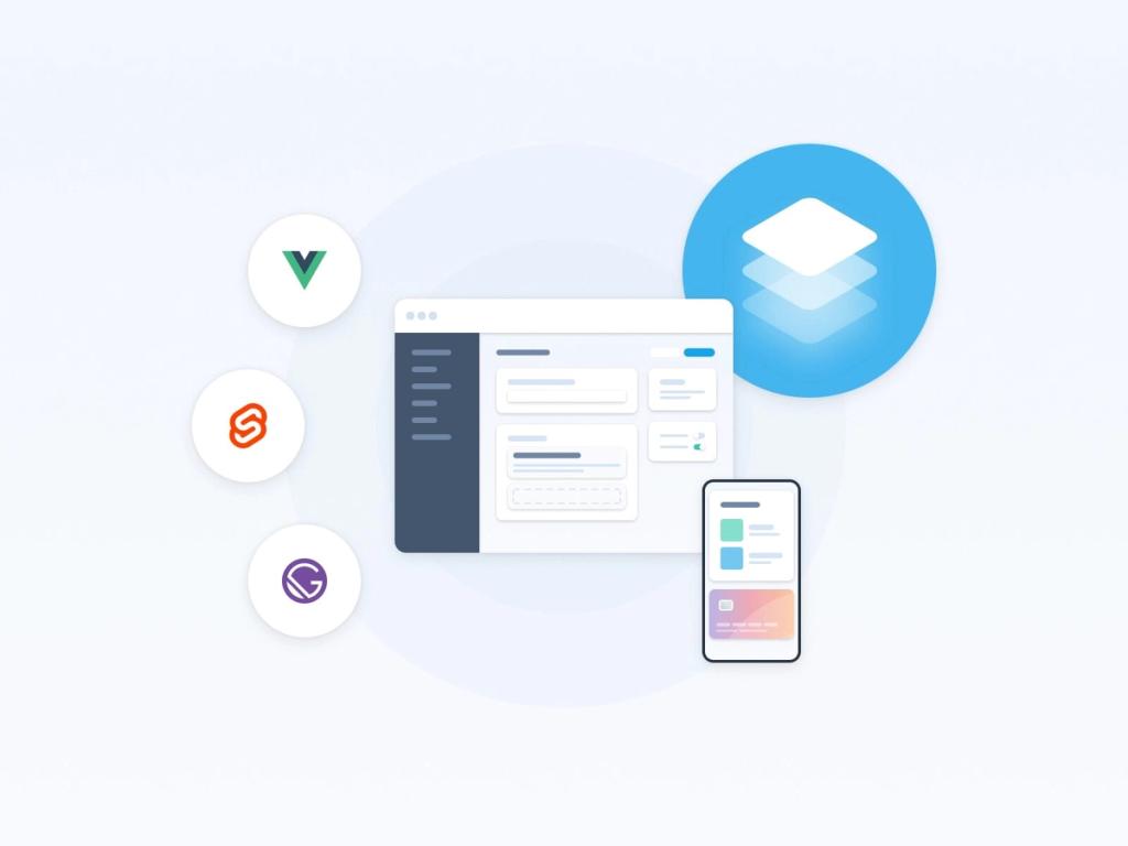 Website design with integrations is the next level for average coaching websites (*image by [Chec](https://dribbble.com/chec){ rel="nofollow" target="_blank" .default-md}*)